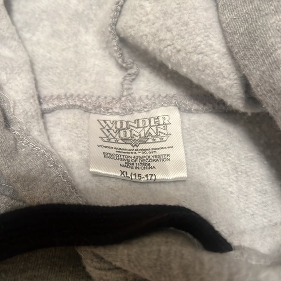 Wonder Woman Tunic long Hoodie Sweatshirt XL (15-17) - Picture 4 of 6